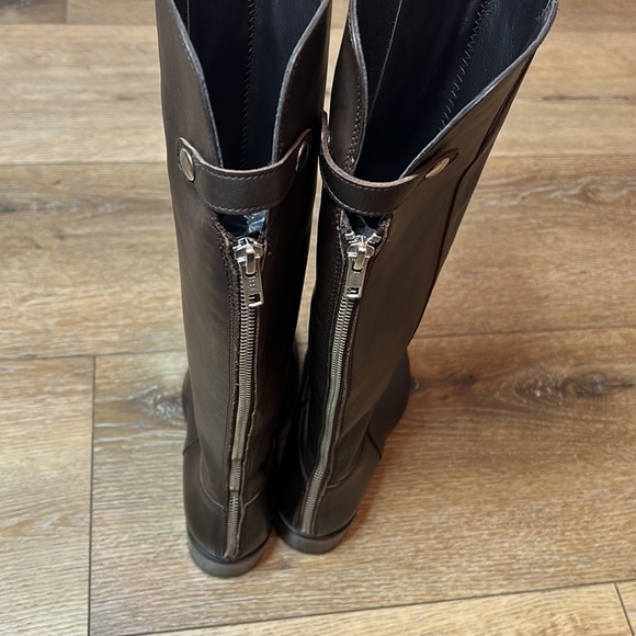 Pierre Darré Dark Brown Leather Riding Boots Size 36/6 - Picture 5 of 9